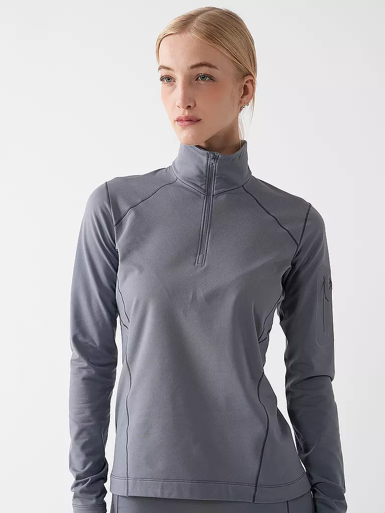 ARCTERYX | Damen Funktions Zipshirt Rho | grau