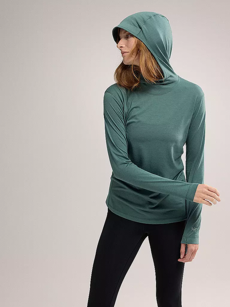 ARCTERYX | Damen Hoodie Lana Merino  | grün