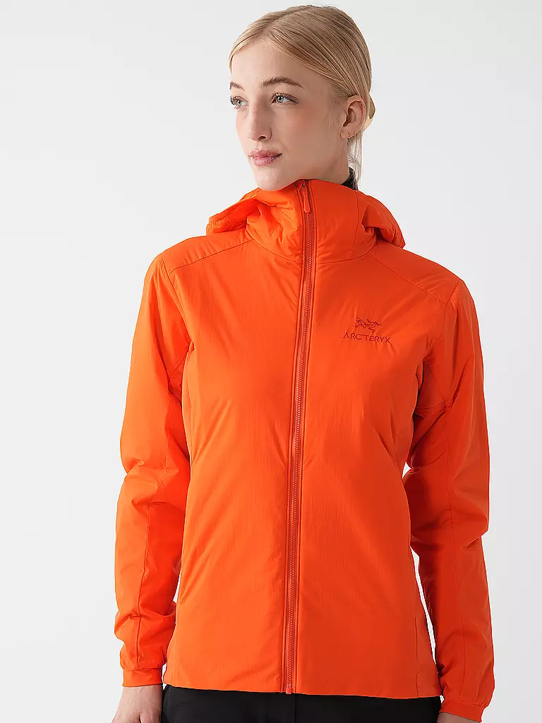 ARCTERYX | Damen Isojacke Atom Hoodie | dunkelrot