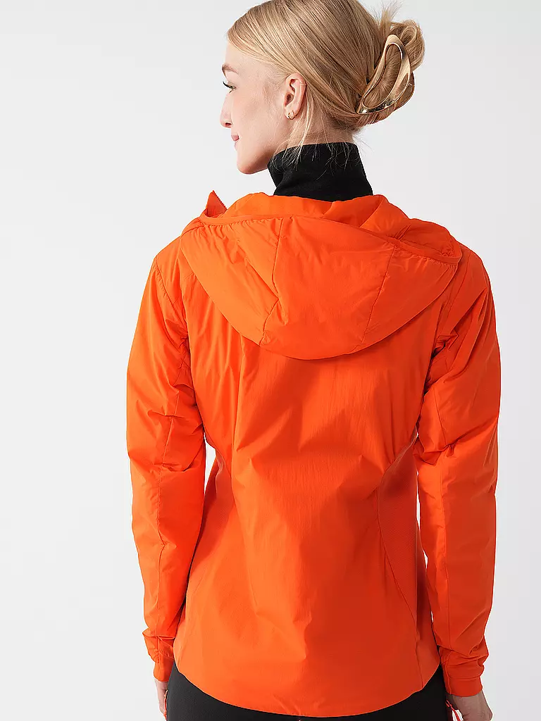 ARCTERYX | Damen Isojacke Atom Hoodie | dunkelrot