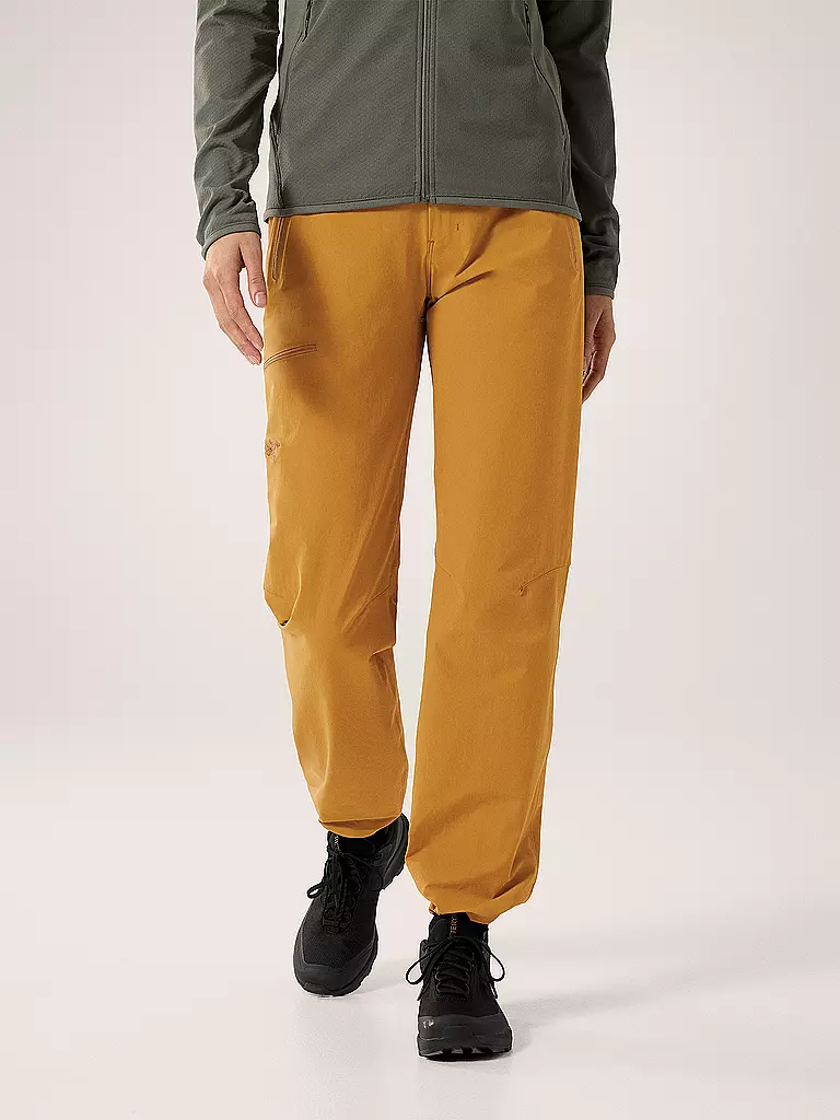 ARCTERYX | Damen Softshell Wanderhose Gamma  | gelb