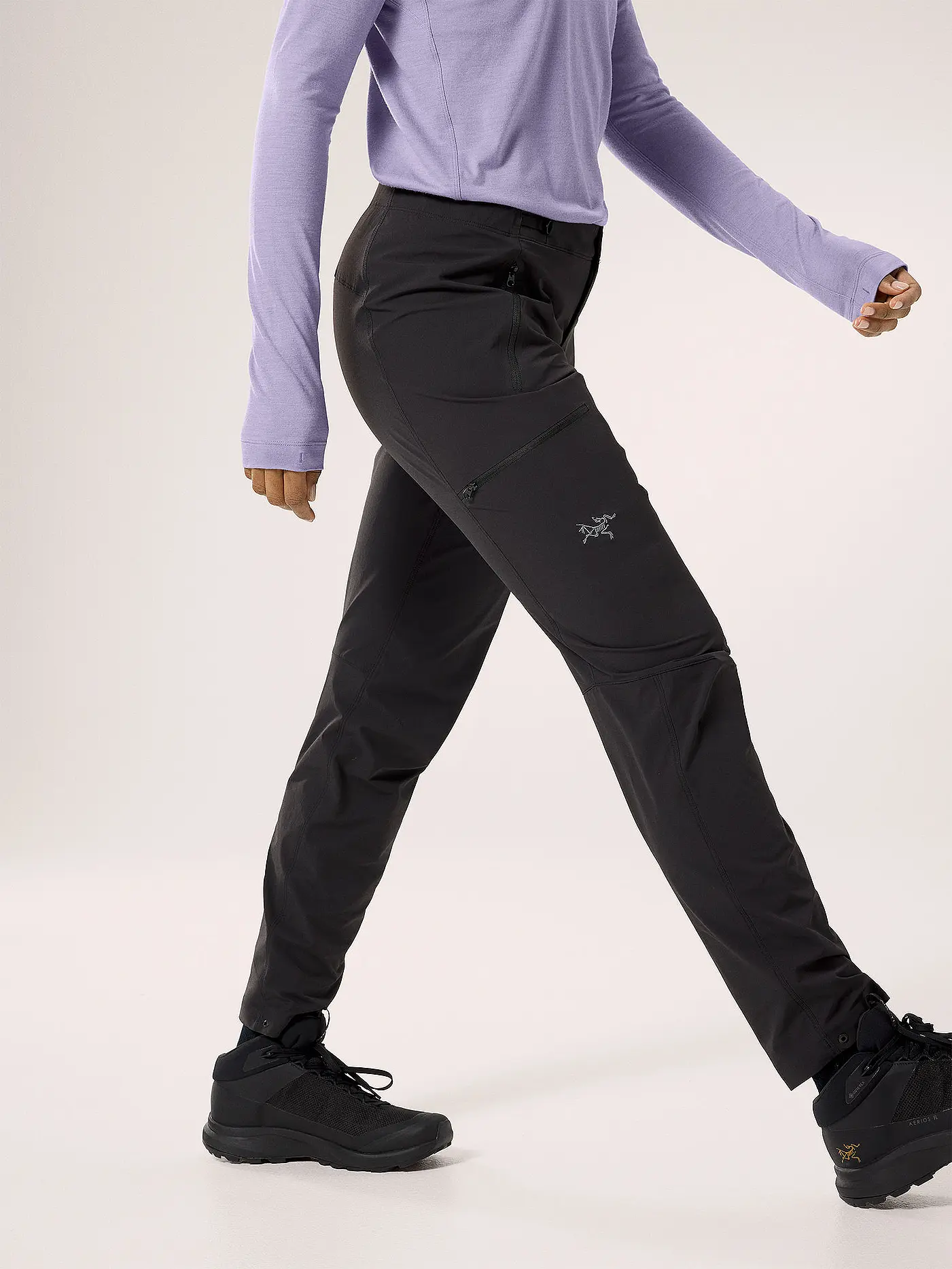 ARCTERYX | Damen Softshell Wanderhose Gamma LT | schwarz
