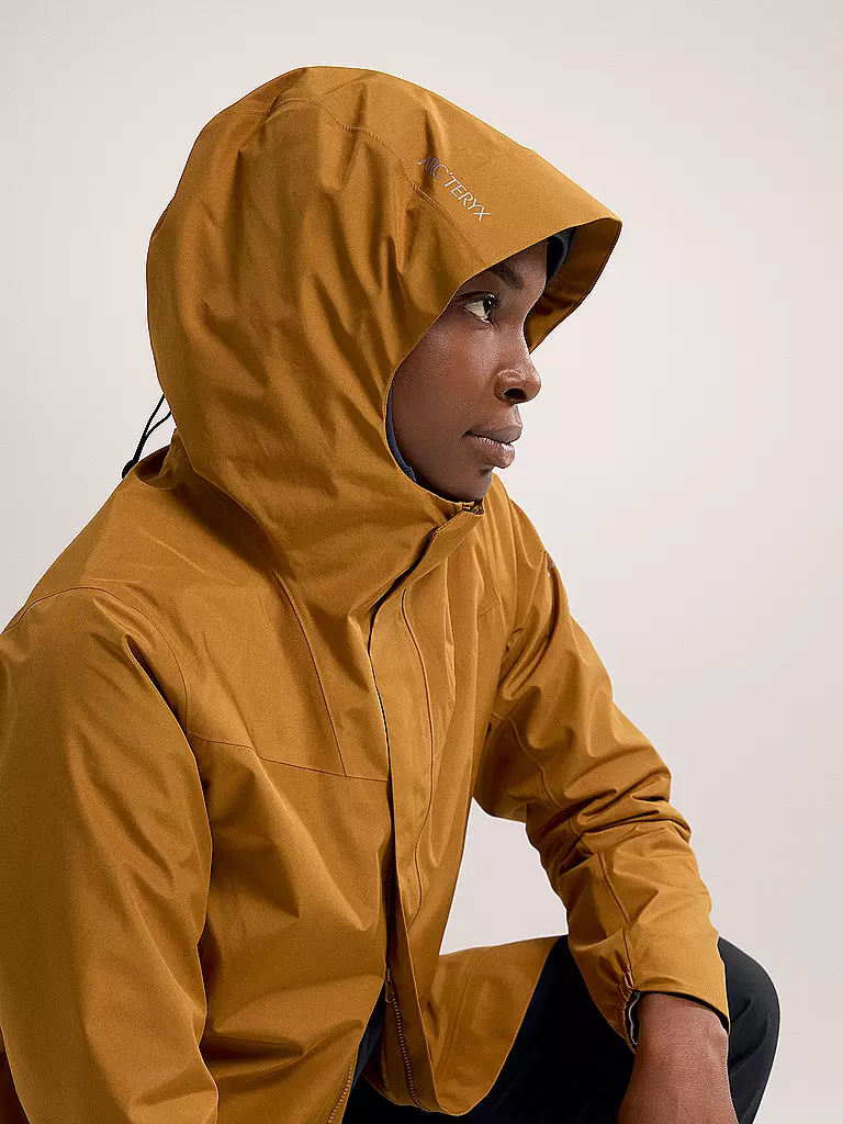 ARCTERYX | Damen Softshell Wanderjacke Solano GTX Infinium Hoodie | gelb
