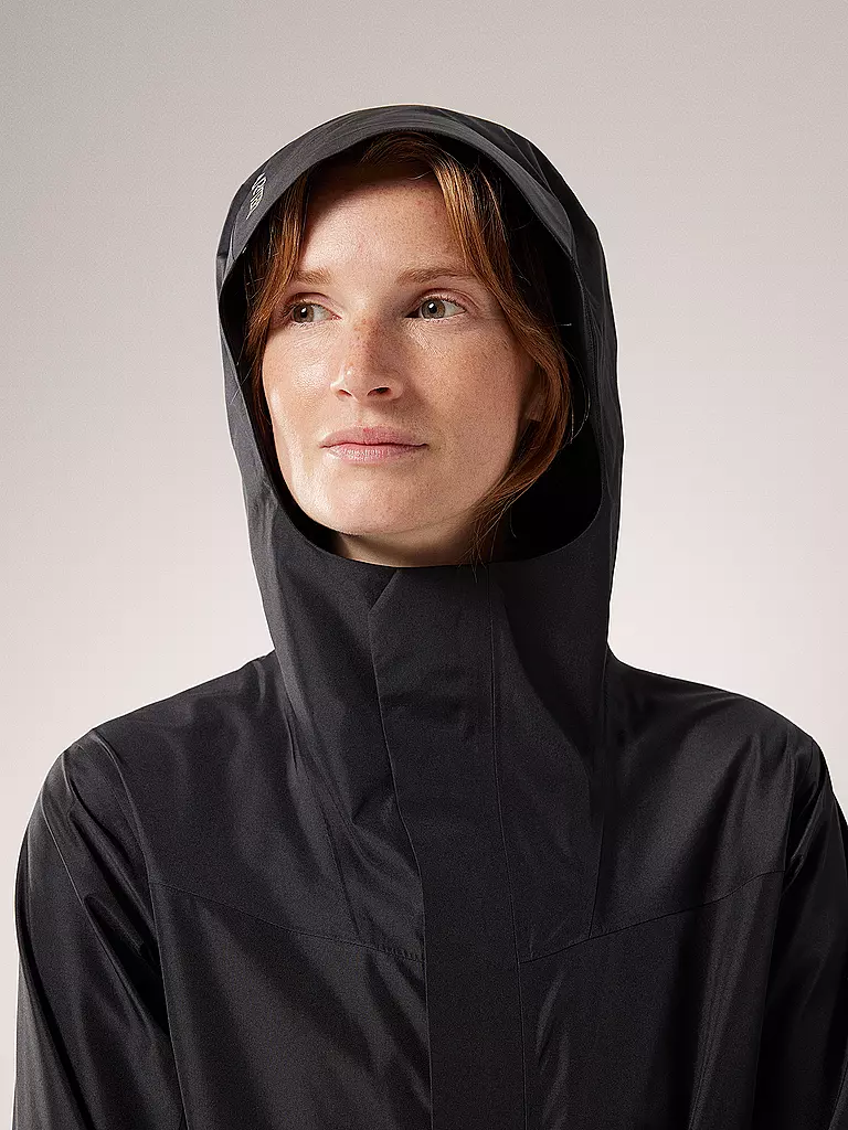 ARCTERYX | Damen Softshell Wanderjacke Solano GTX Infinium Hoodie | schwarz