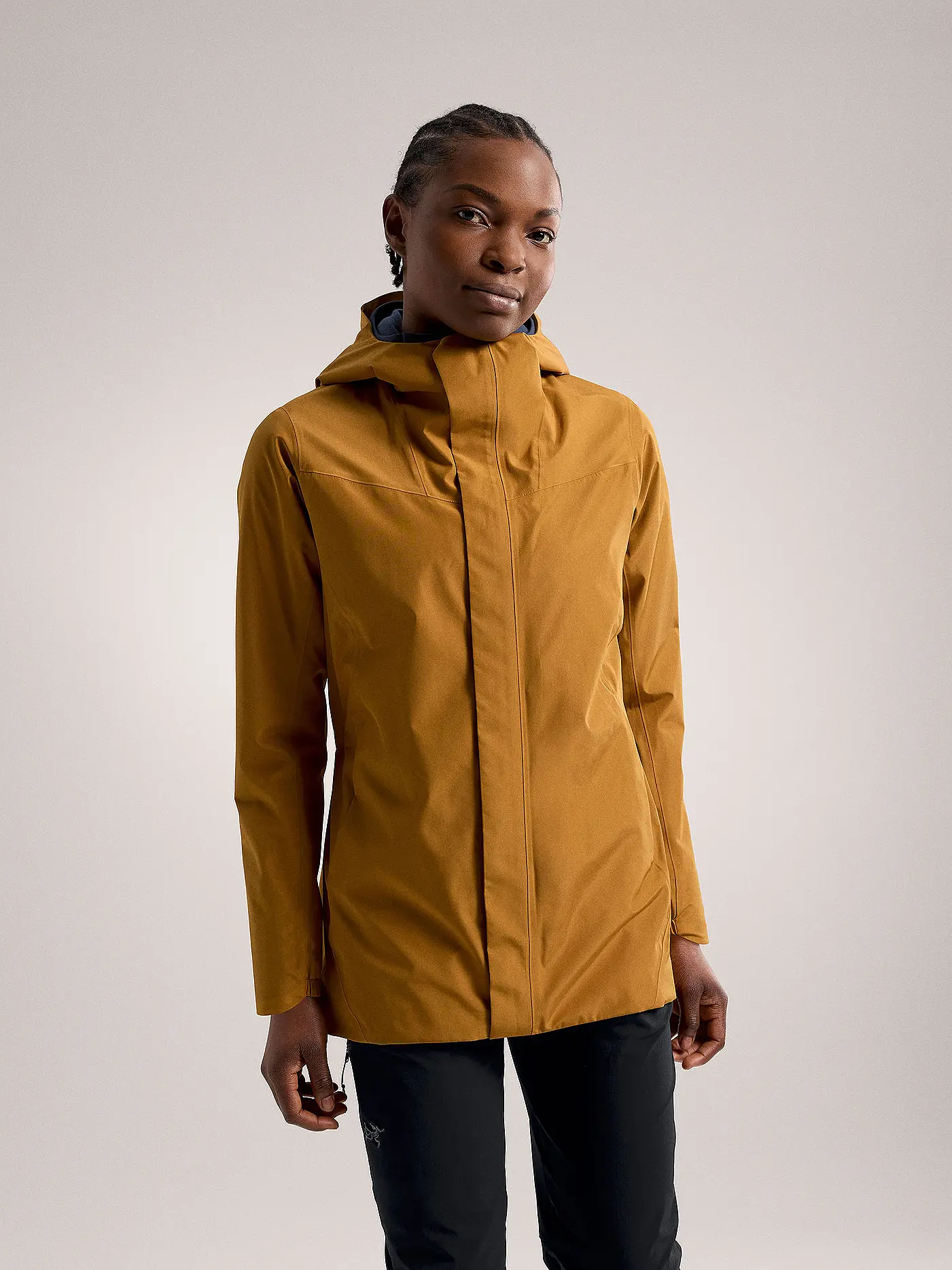 ARCTERYX | Damen Softshell Wanderjacke Solano GTX Infinium Hoodie | gelb