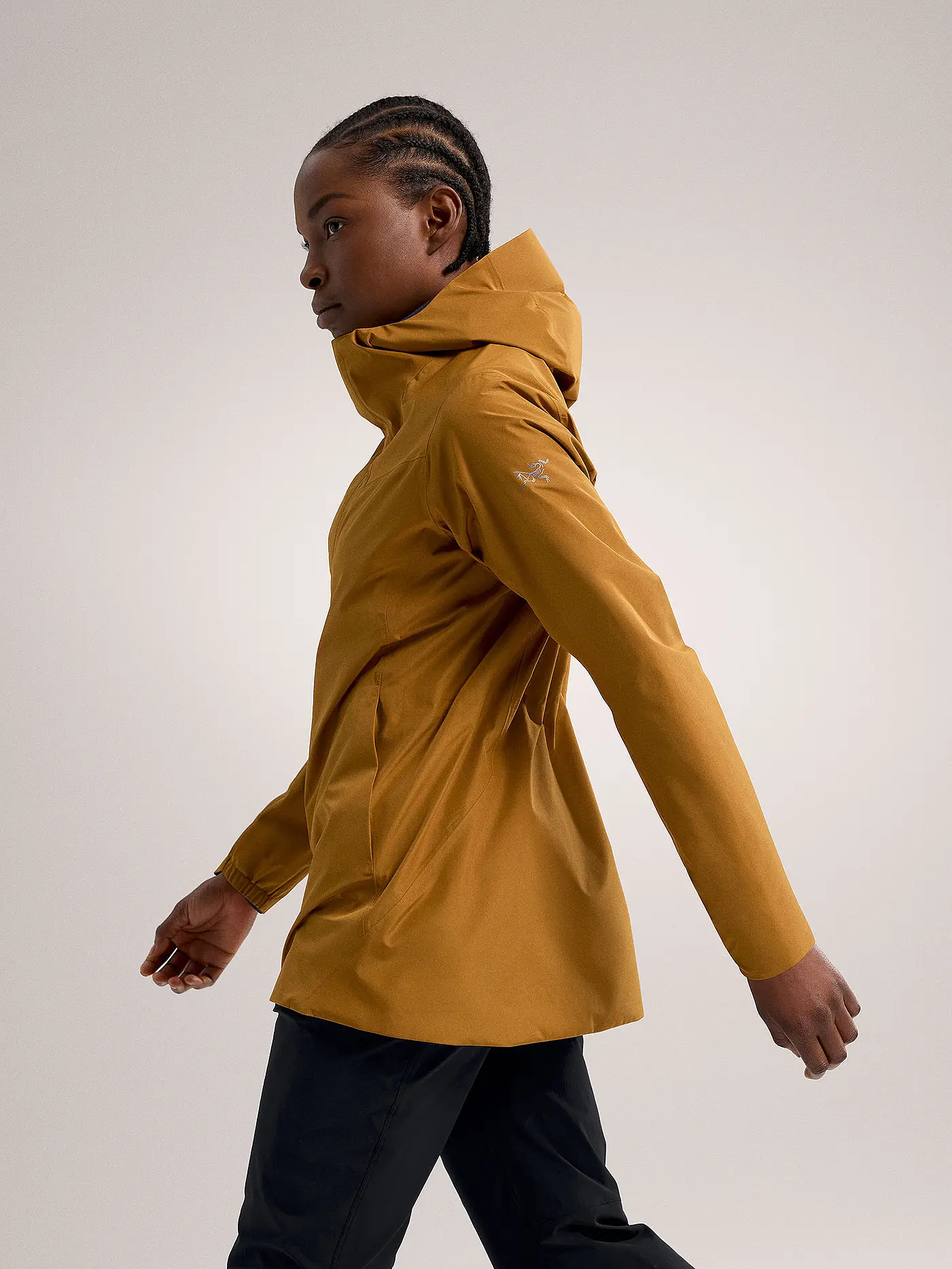 ARCTERYX | Damen Softshell Wanderjacke Solano GTX Infinium Hoodie | gelb
