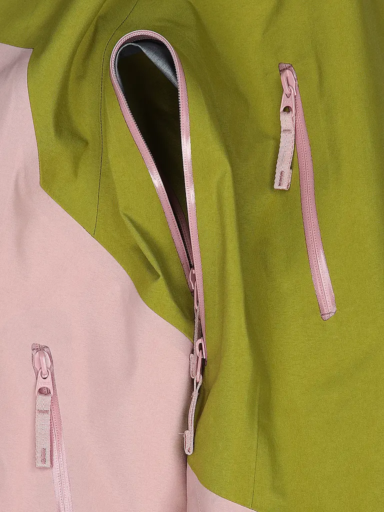 ARCTERYX | Damen Tourenjacke Rush 3L GTX Hoodie  | rosa