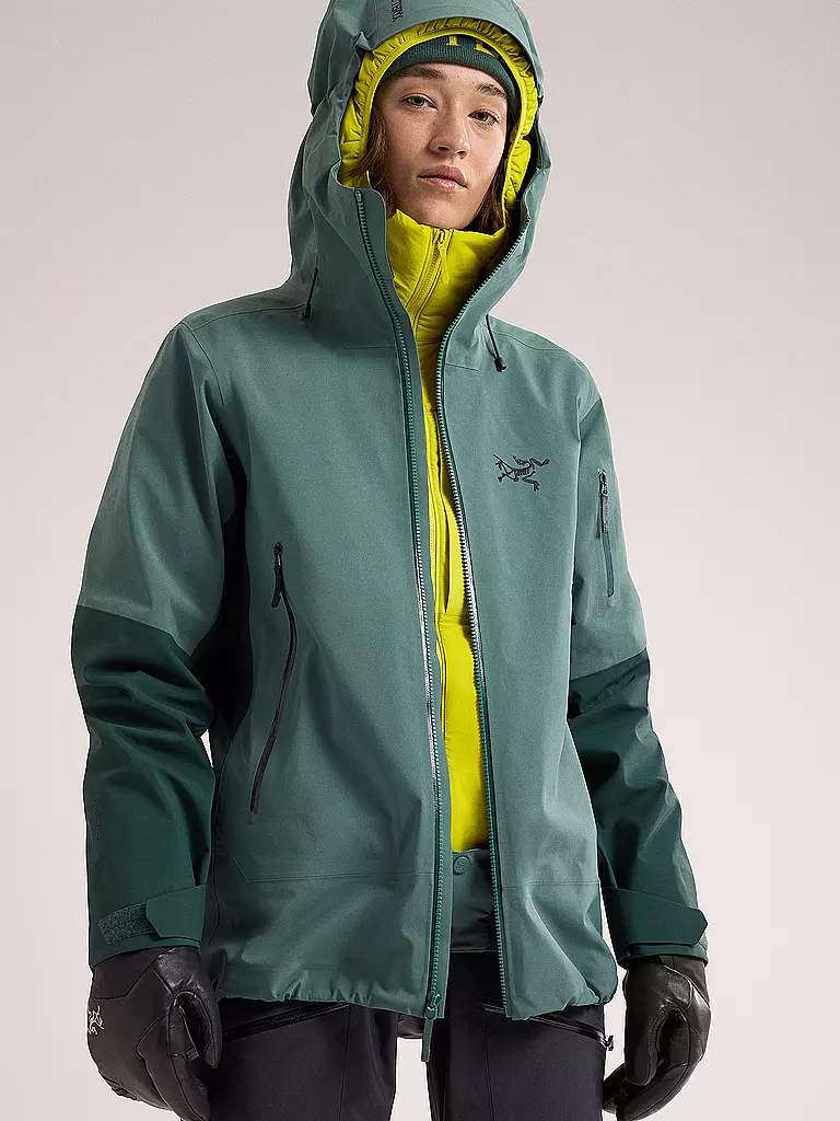 ARCTERYX | Damen Tourenjacke Sentinel GTX 3L Hoodie | grün