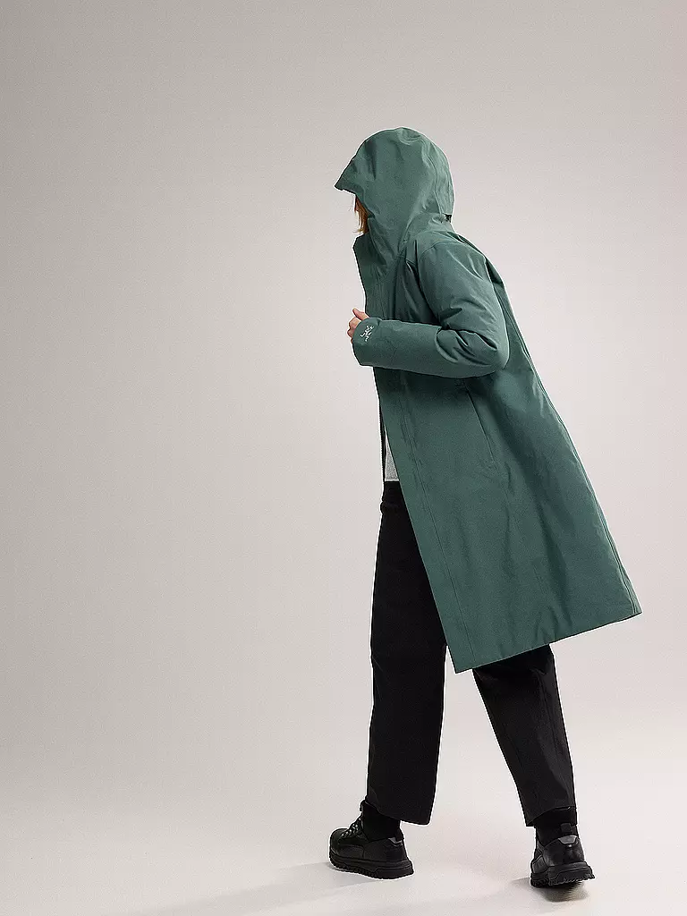 ARCTERYX | Damen Wintermantel Patera Down 2L GTX Hoodie | grün