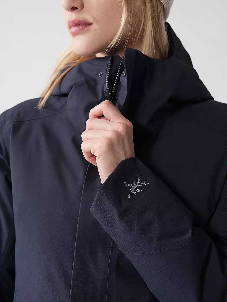 ARCTERYX | Damen Wintermantel Patera Down 2L GTX Hoodie | dunkelblau