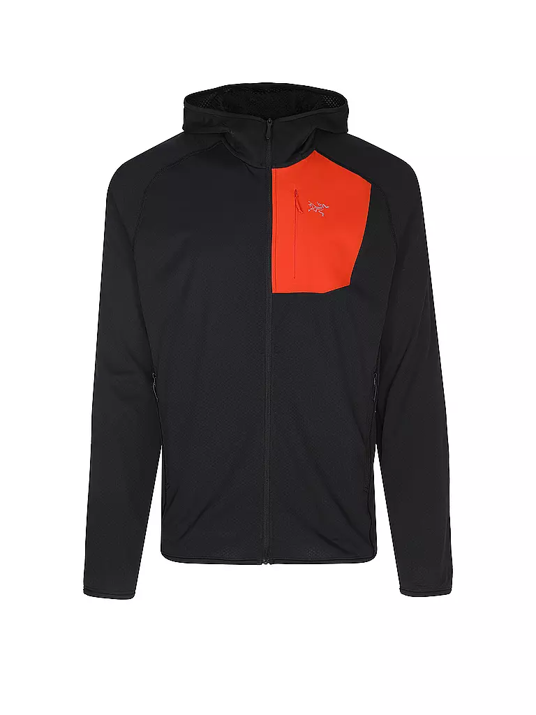 ARCTERYX | Herren Fleecejacke Delta Hoodie | schwarz