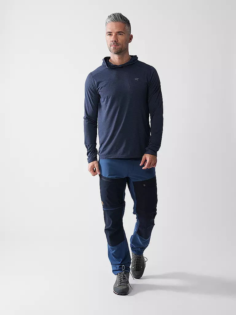 ARCTERYX | Herren Funktionsshirt Cormac Sun Hoodie | schwarz