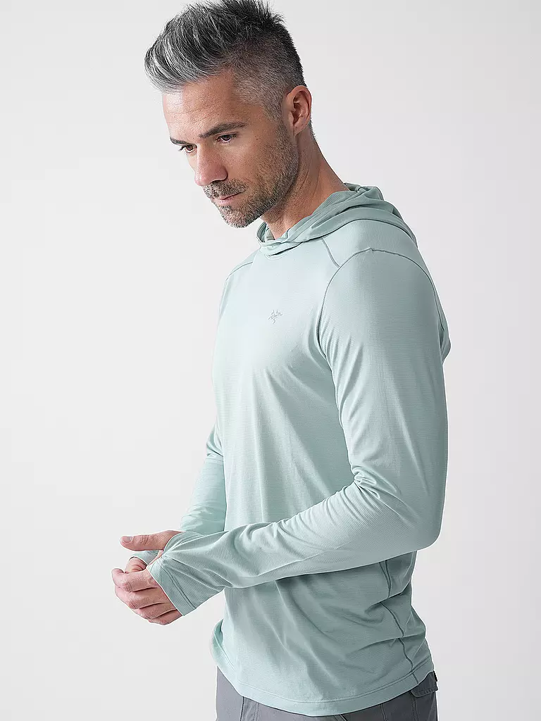 ARCTERYX | Herren Funktionsshirt Cormac Sun Hoodie | schwarz