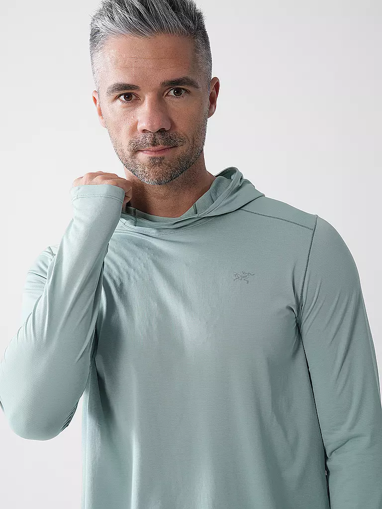 ARCTERYX | Herren Funktionsshirt Cormac Sun Hoodie | schwarz
