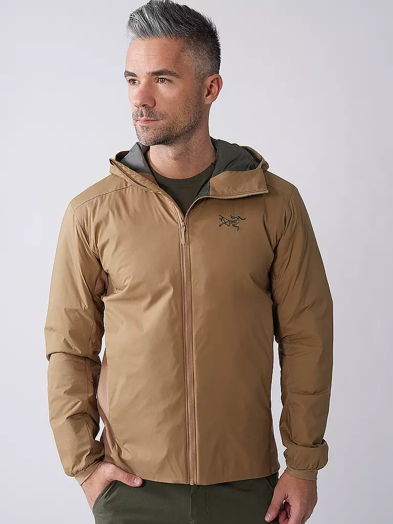 ARCTERYX | Herren Isojacke Atom Hoodie | camel