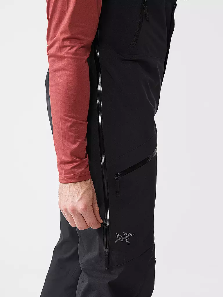 ARCTERYX | Herren Tourenhose Rush BIB 3L GTX | dunkelrot