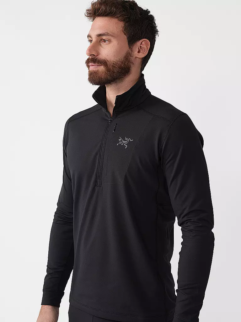 ARCTERYX | Herren Unterzieh Zipshirt RHO LT | schwarz