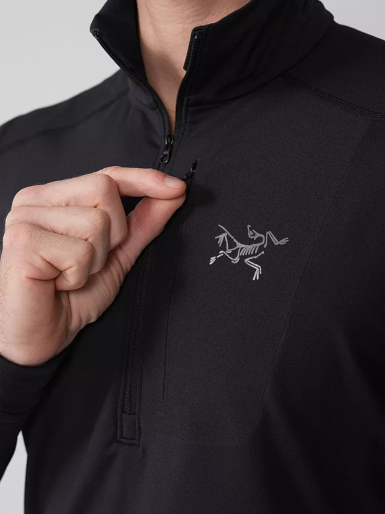 ARCTERYX | Herren Unterzieh Zipshirt RHO LT | schwarz