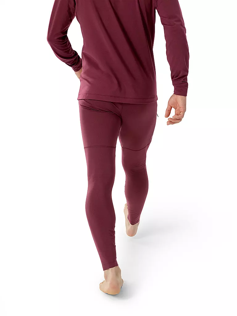 ARCTERYX | Herren Unterziehhose Rho LT | dunkelrot