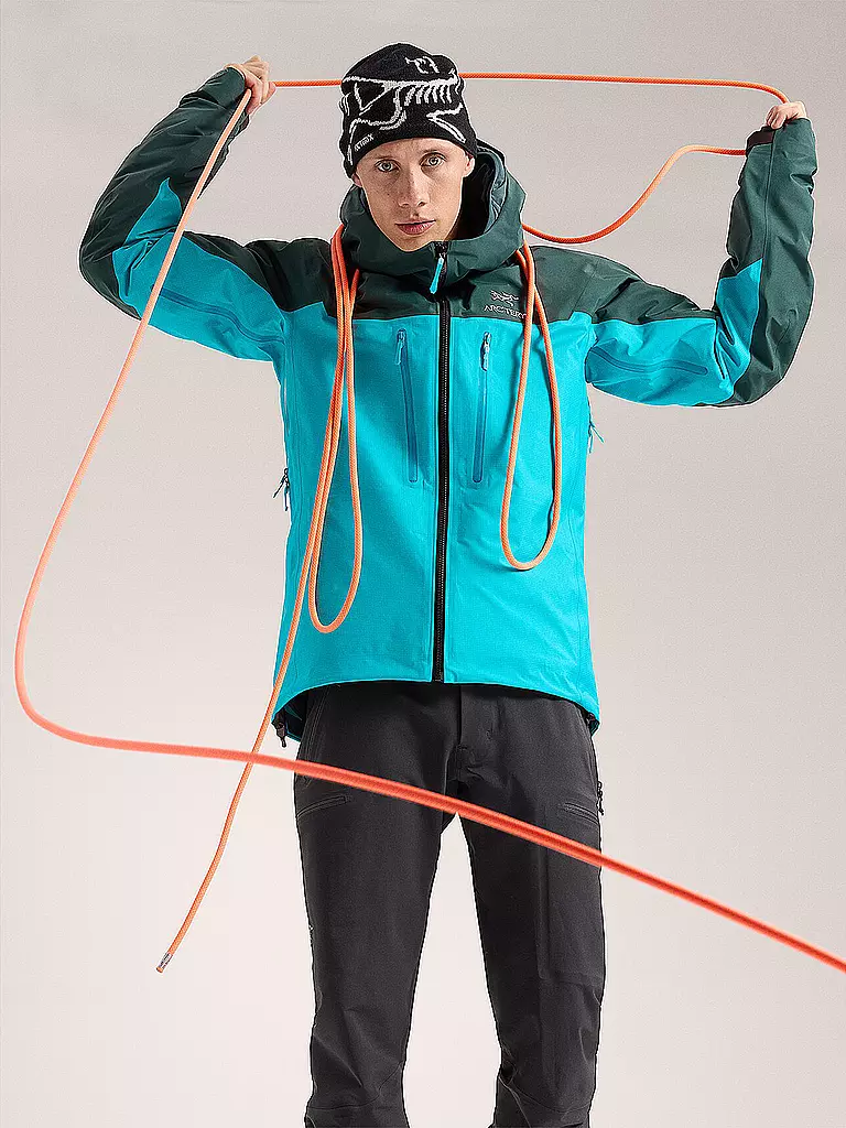 ARCTERYX | Herren Wanderjacke Alpha GTX Hoodie | schwarz