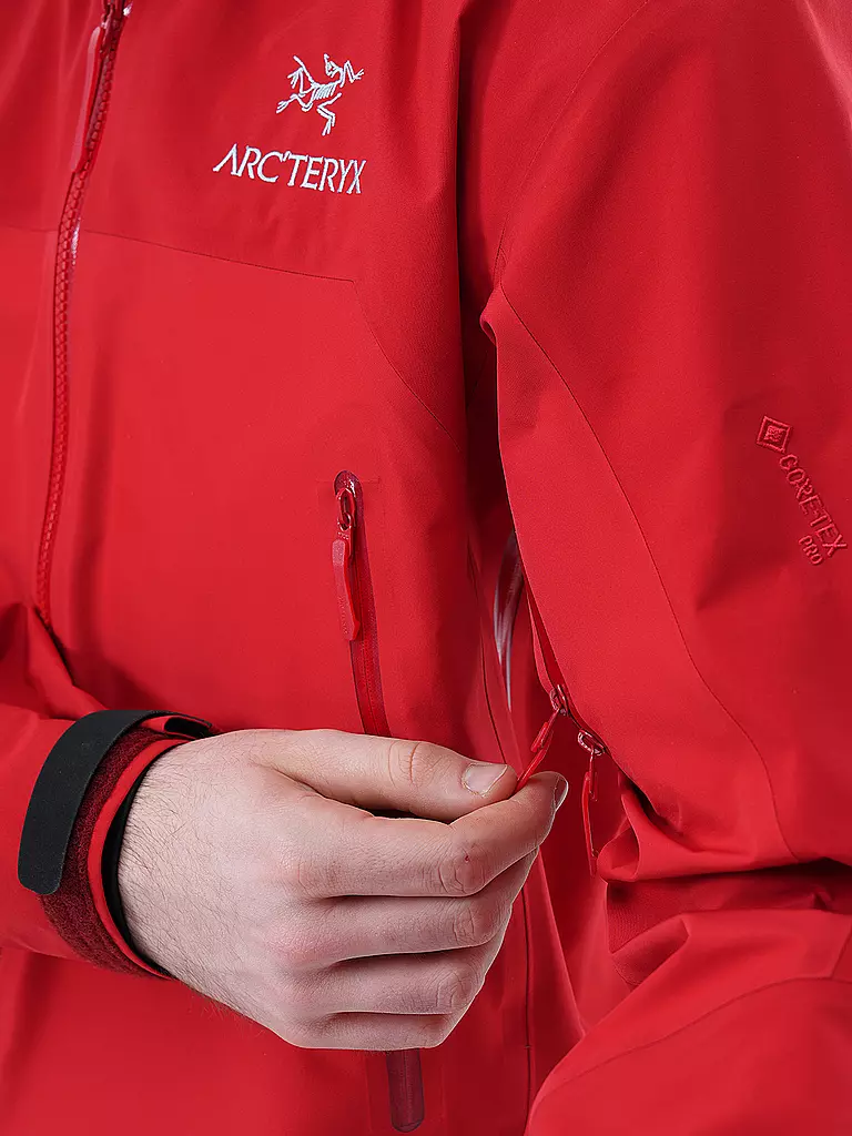 ARCTERYX | Herren Wanderjacke Beta AR 3L GTX Hoodie | rot