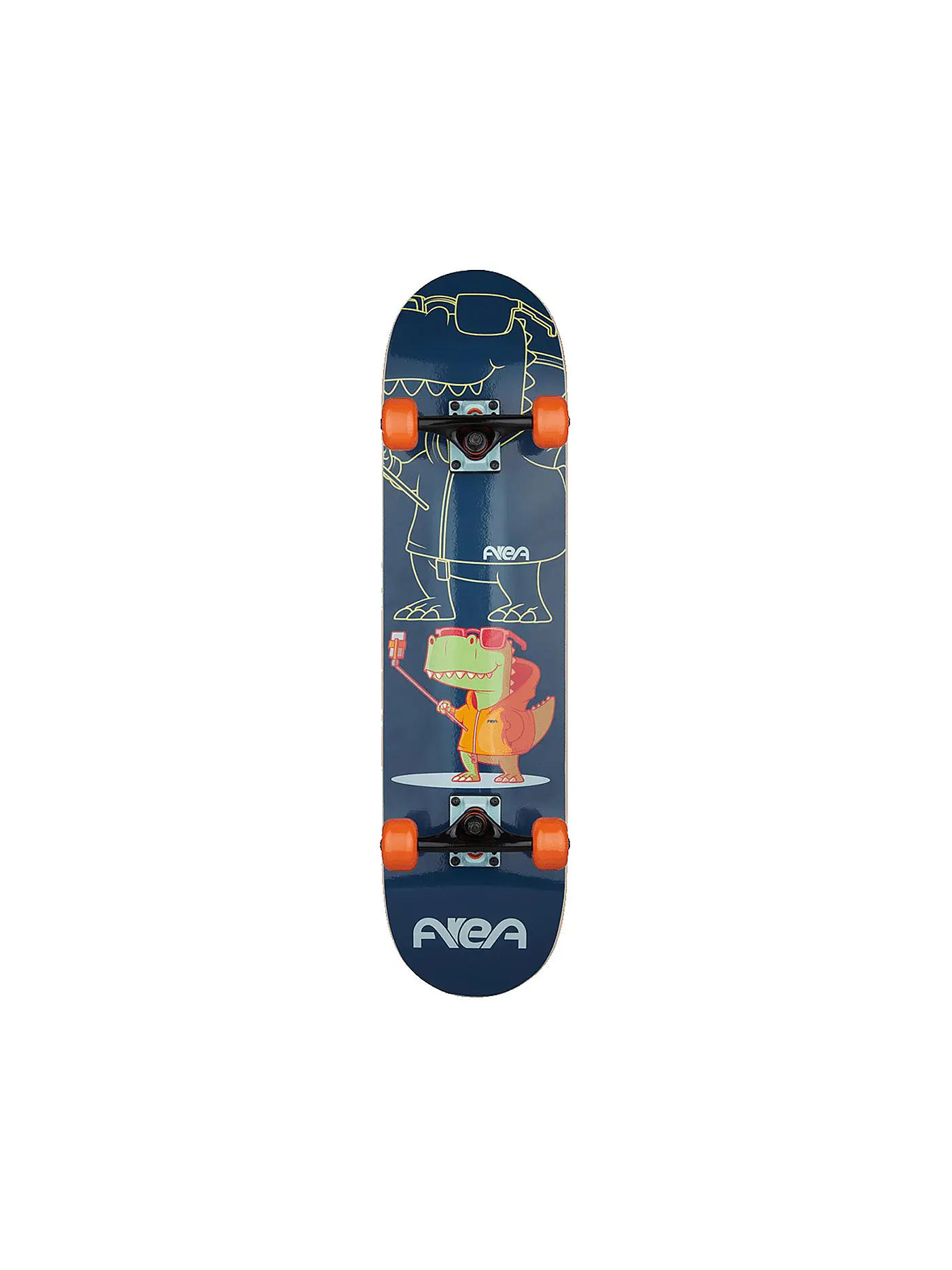AREA | Skateboard Dino2 | blau