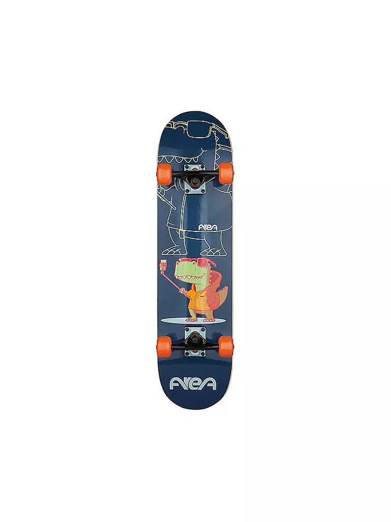 AREA | Skateboard Dino2 | blau