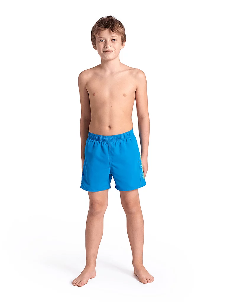 Arena Jungen Badeshort Fundamentals Logo Blau | 152-image