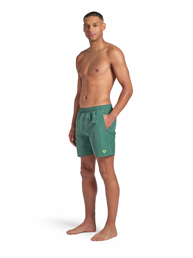 ARENA Herren Badeshorts Fundamentals dunkelgrün | XXL — Bild 3