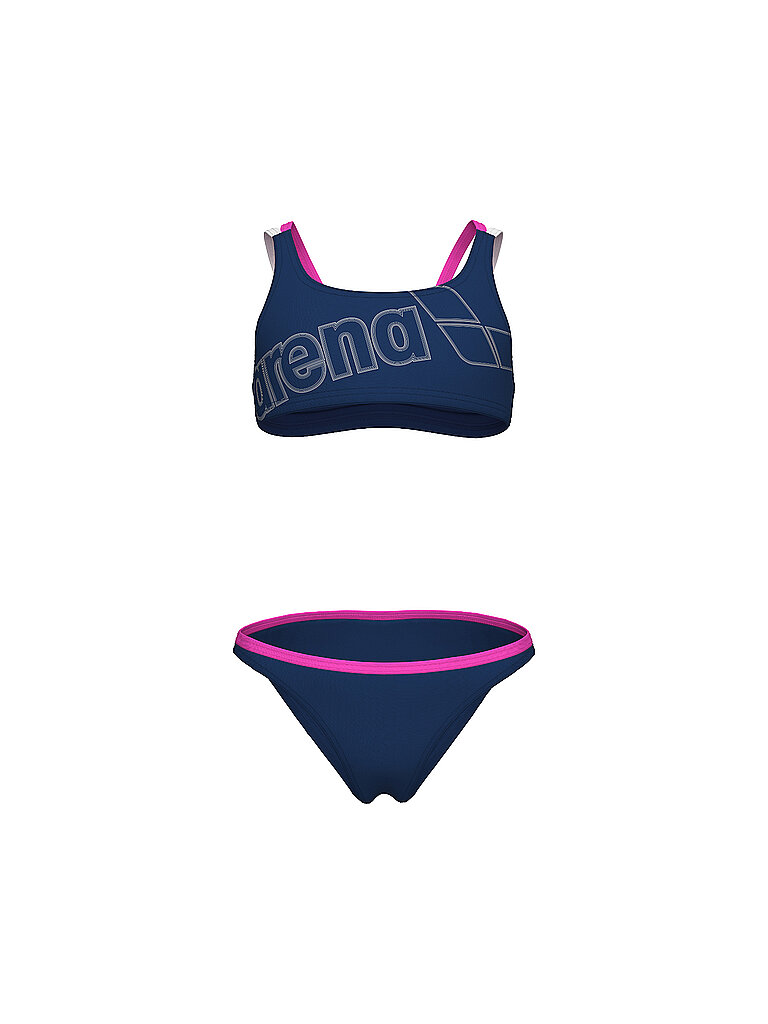 ARENA Mädchen Bikini Lolo dunkelblau | 128