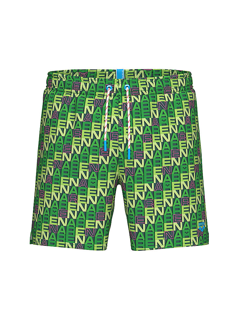 ARENA Herren Badeshorts Beach Boxer Allover grün | XL — Bild 2