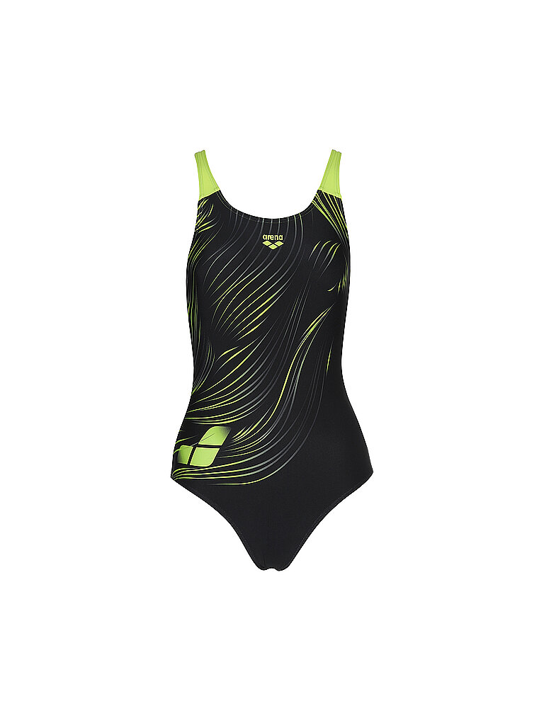 ARENA Damen Badeanzug Foliage schwarz | 36