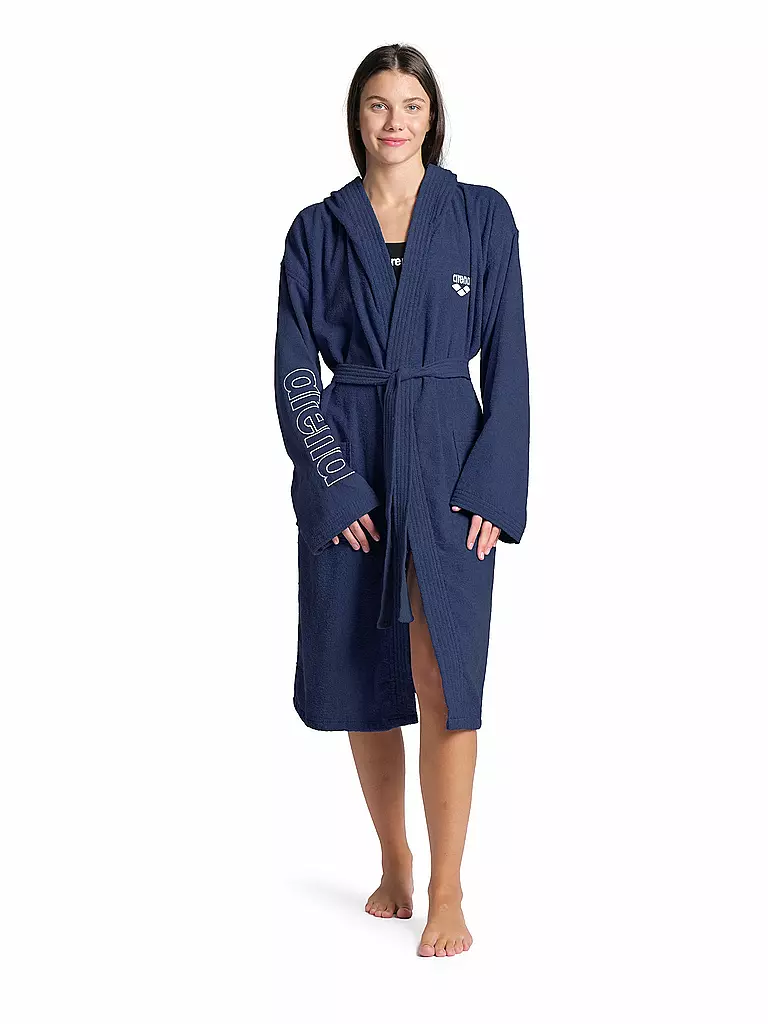 ARENA | Bademantel Zeppelin Light Robe | dunkelblau