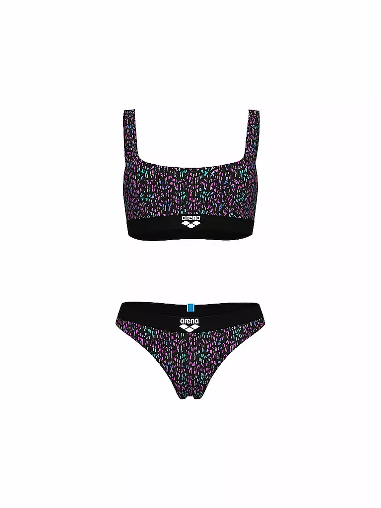 ARENA | Damen Bikini Monogram Elastic | bunt