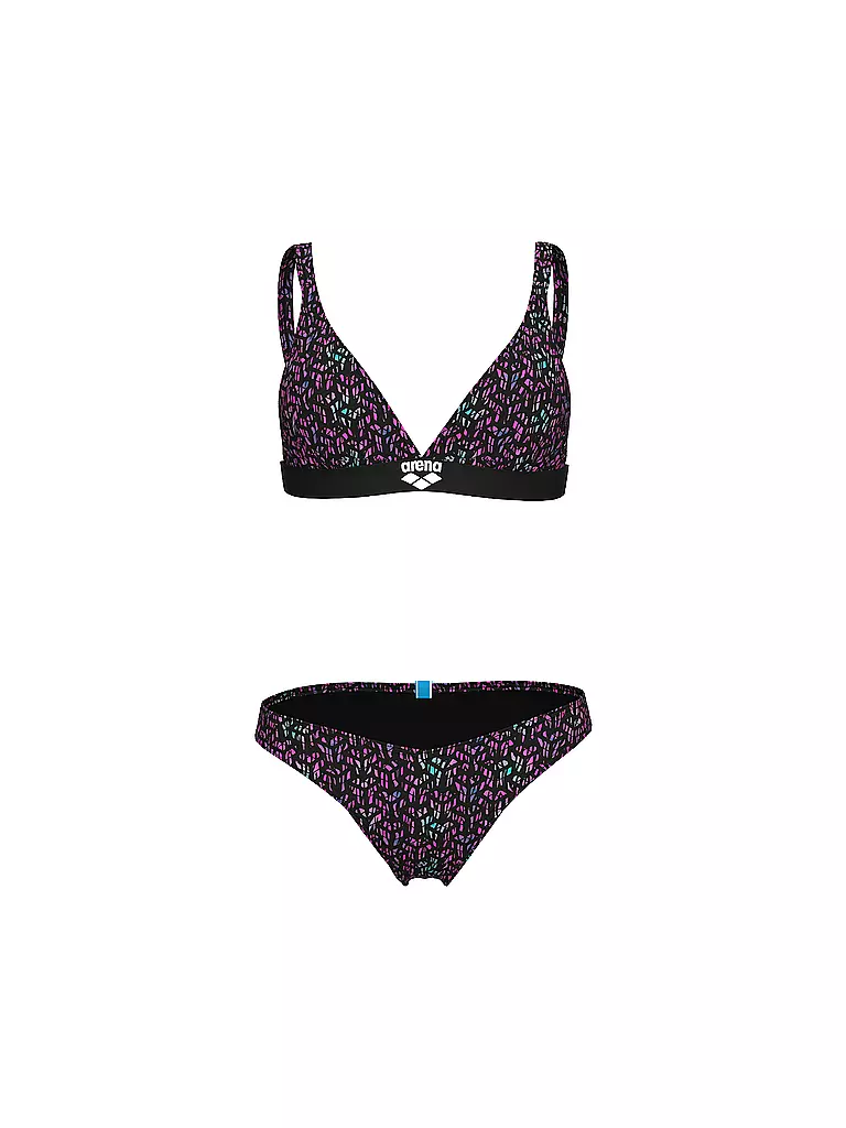 ARENA | Damen Bikini Monogram Elastic | bunt