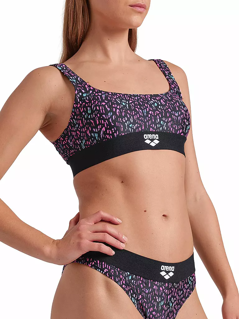 ARENA | Damen Bikini Monogram Elastic | bunt