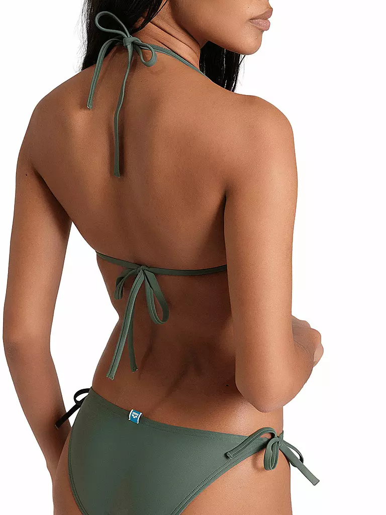 ARENA | Damen Bikini Team Stripe String | olive