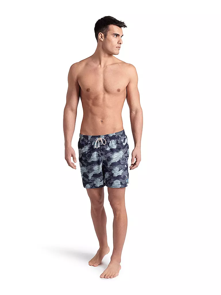 ARENA | Herren Badeshort Beach Boxer Allover | bunt