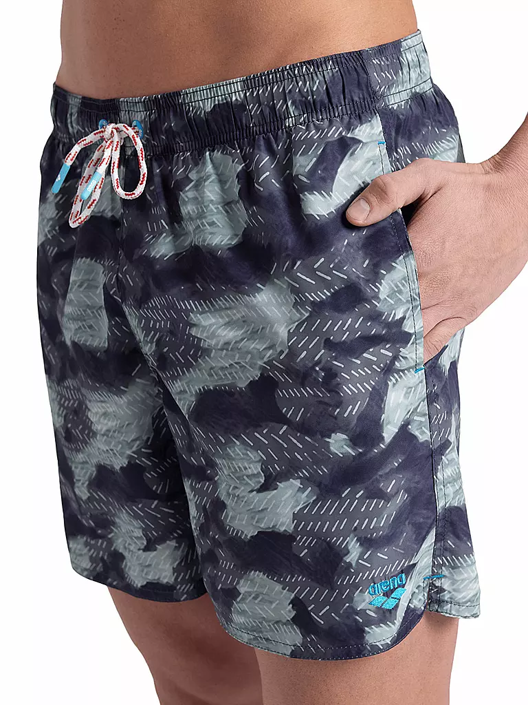 ARENA | Herren Badeshort Beach Boxer Allover | bunt