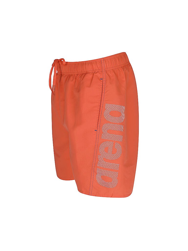 ARENA | Herren Badeshort Fundamentals Logo | orange