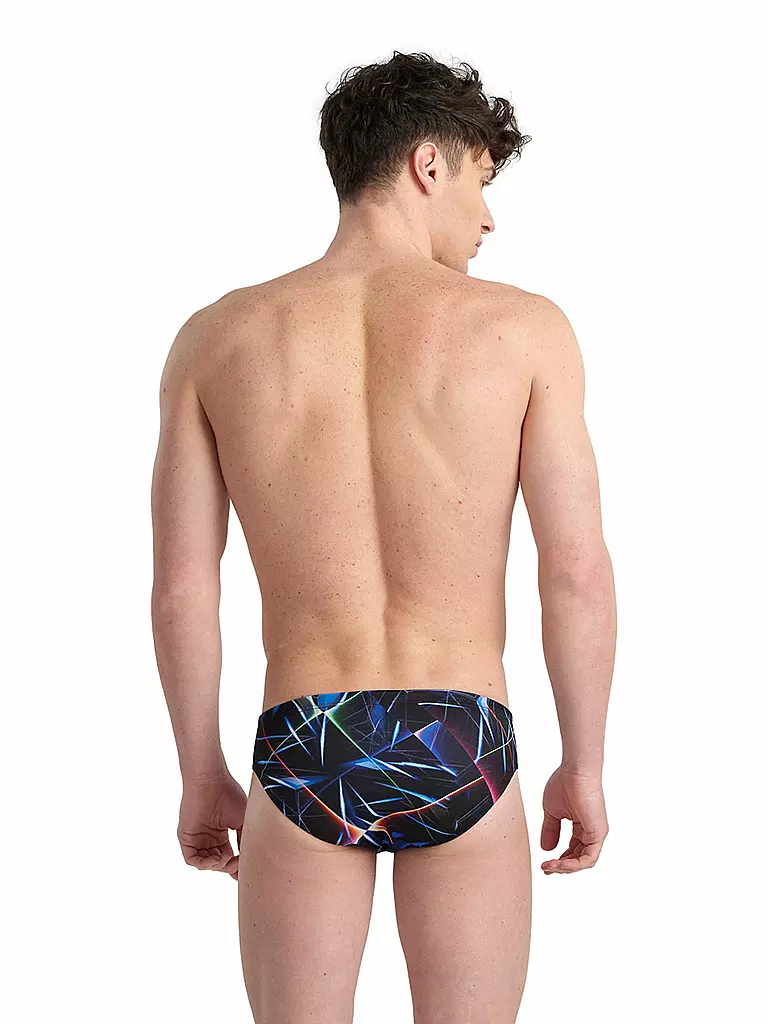 ARENA | Herren Badeslip Allover Print | schwarz