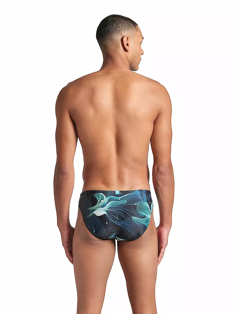 ARENA | Herren Badeslip Allover | dunkelblau