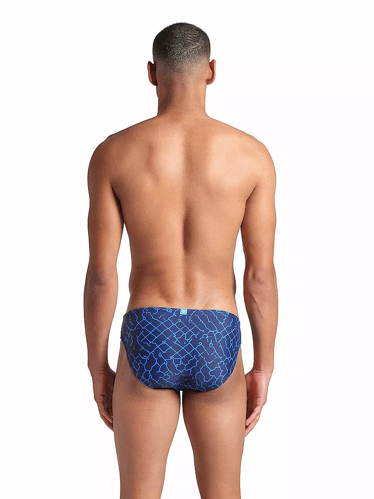ARENA | Herren Badeslip Allover | dunkelblau