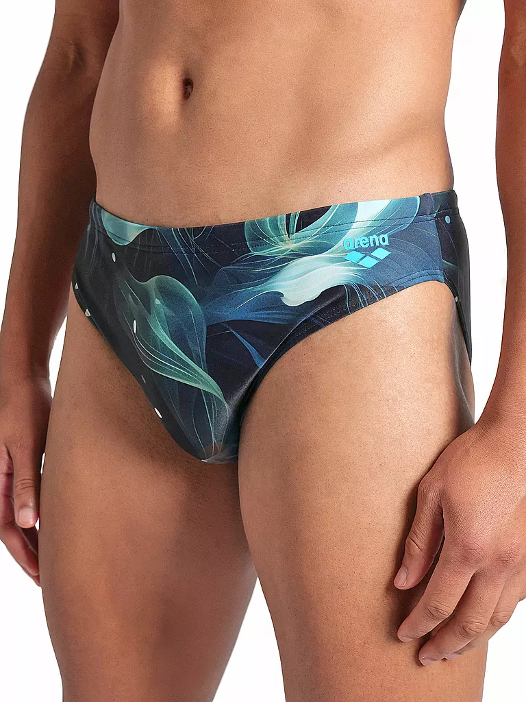 ARENA | Herren Badeslip Allover | dunkelblau