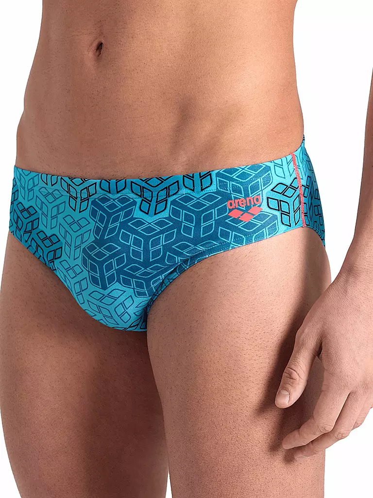 ARENA | Herren Badeslip Camo Kikko | schwarz