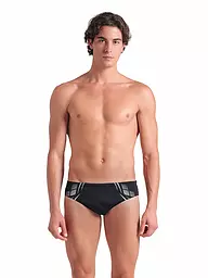 ARENA | Herren Badeslip Poseidonia | schwarz