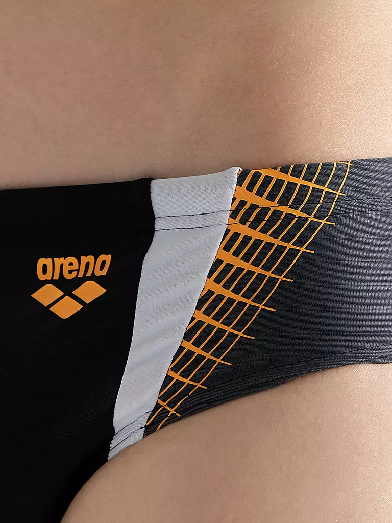 ARENA | Herren Badeslip Threefold | schwarz