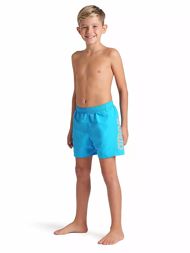 ARENA | Jungen Badeshort Boxer Solid | türkis