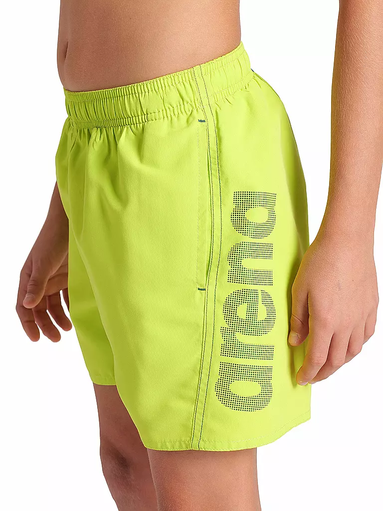 ARENA | Jungen Badeshort Boxer Solid | türkis