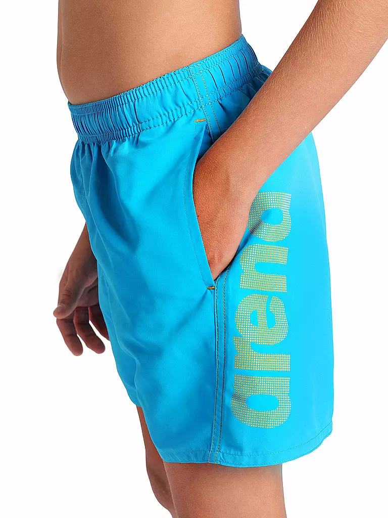 ARENA | Jungen Badeshort Boxer Solid | hellgrün